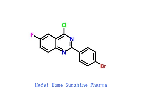 2- (4-bromophenyl) -4-chloro-6-fluoroquinazoline CAS 881310-87-8