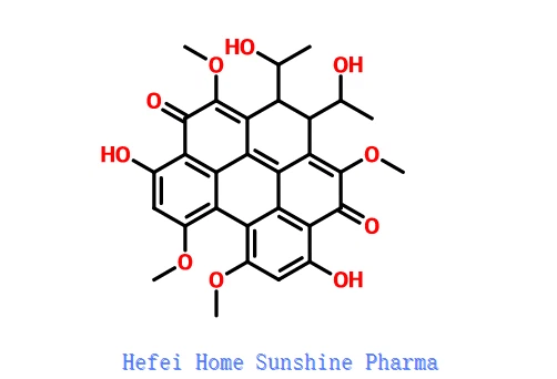 1,2-Dihydro-5,10-dihydroxy-1,2-bis (1-hydroxyethyl) -3,7,8,12-tetramethoxybenzo [ghi] perylene-4,11-dione CAS 24512-87-6