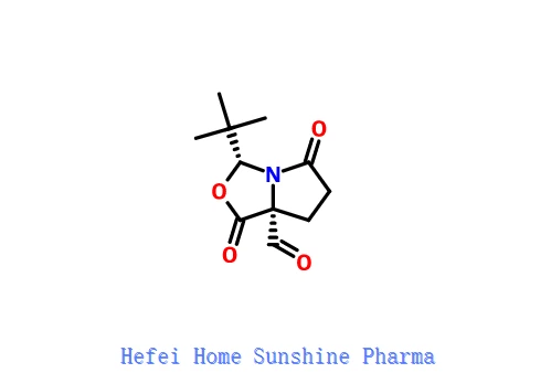 3- (1,1-diMethylethyl) dihydro-1,5-dioxo- (3R, 7aR) -1H, 3H-Pyrrolo [1,2-c] oxazole-7a (5H) -carboxaldehyde CAS 1214741-19-1