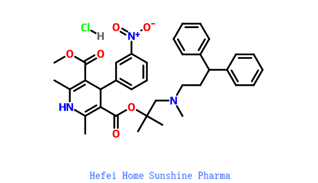 Hidreaclóiríd Lercanidipine Hemihydrate CAS 132866-11-6