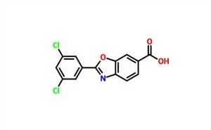 2- (3,5-déchlóraifeinil) benzo [d] Aigéad oxazole-6-carboxylic CAS 594839-88-0