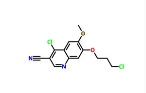 CAS 444 CHLORO-7- (3-CHLORO-PROPOXY) -6-METHOXY-QUINOLINE-3-CARBONITRILE 214470-68-5